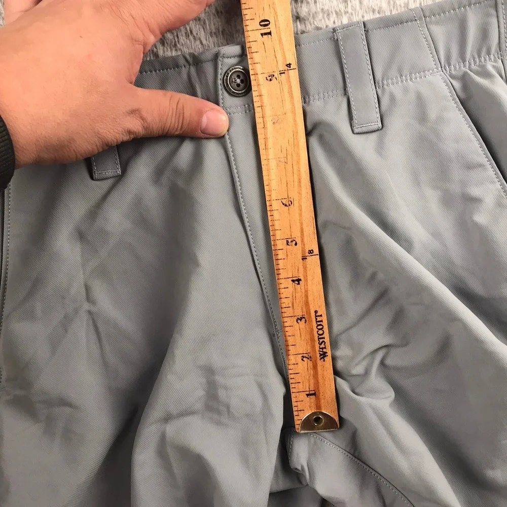 Under Armour Match Play Golf Pants Mens 30 (30x35) Gray Performance Stretch